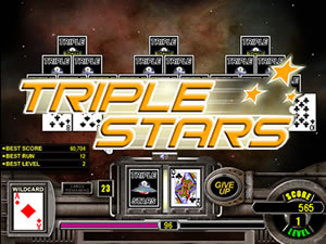 Download Triplestars Tri Peaks Solitaire for Free