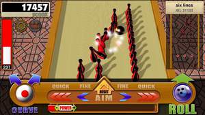A screenshot of the Trick Bowling game - for Android and the Web