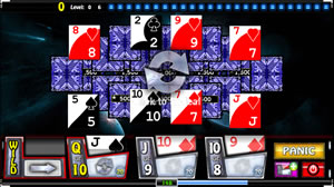 Megastars Tri-Peaks Solitaire, play this card game for free